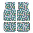thumbnail image 1 of Lsque Colorful Easter eggs Print 4-Piece Floor Mats, Heavy-Duty Rubber Liners, Anti-Slip Design, All-Season Automotive Protection, Vehicles, Cars, Trucks, and SUVs, 1 of 7