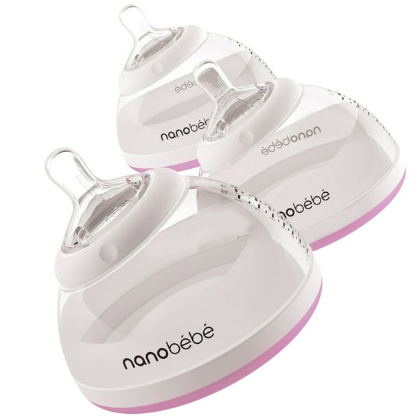 Nanobebe Pink Transition Bottle