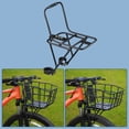 thumbnail image 7 of Mountain Bike Front Rack Backpack Rack Aluminum Alloy Hanging Bag Rack, 7 of 7