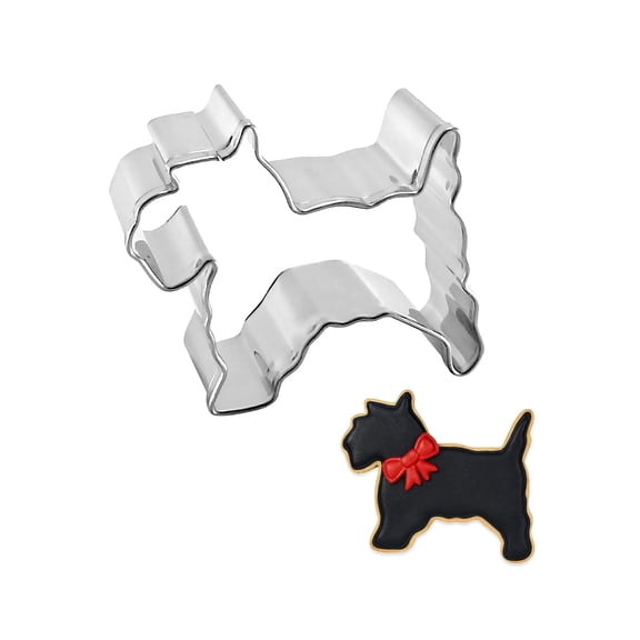Mini Scottie Dog Cookie Cutter 2 inches A4040 - The Cookie Cutter Shop - Stainless Steel Cookie Cutter