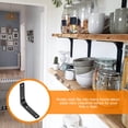thumbnail image 2 of SHISUYAN 4pcs Wall Mounted Shelf Brackets Heavy Duty Brackets Wall Rack Support Brackets, 2 of 8