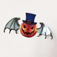 thumbnail image 4 of WHEANG Halloween Bat Wall Stickers Assorted Bat & Pumpkin Themed Decorations For Halloween, 4 of 5