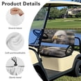 thumbnail image 6 of Uorisanigo Golf Cart Seat Cover Sets Universal Fit Club Car and More 2-Seater Golf Carts Bench Bald Eagle American Flag Seat Covers Kit Breathable Washable Polyester Mesh Cloth, 6 of 7