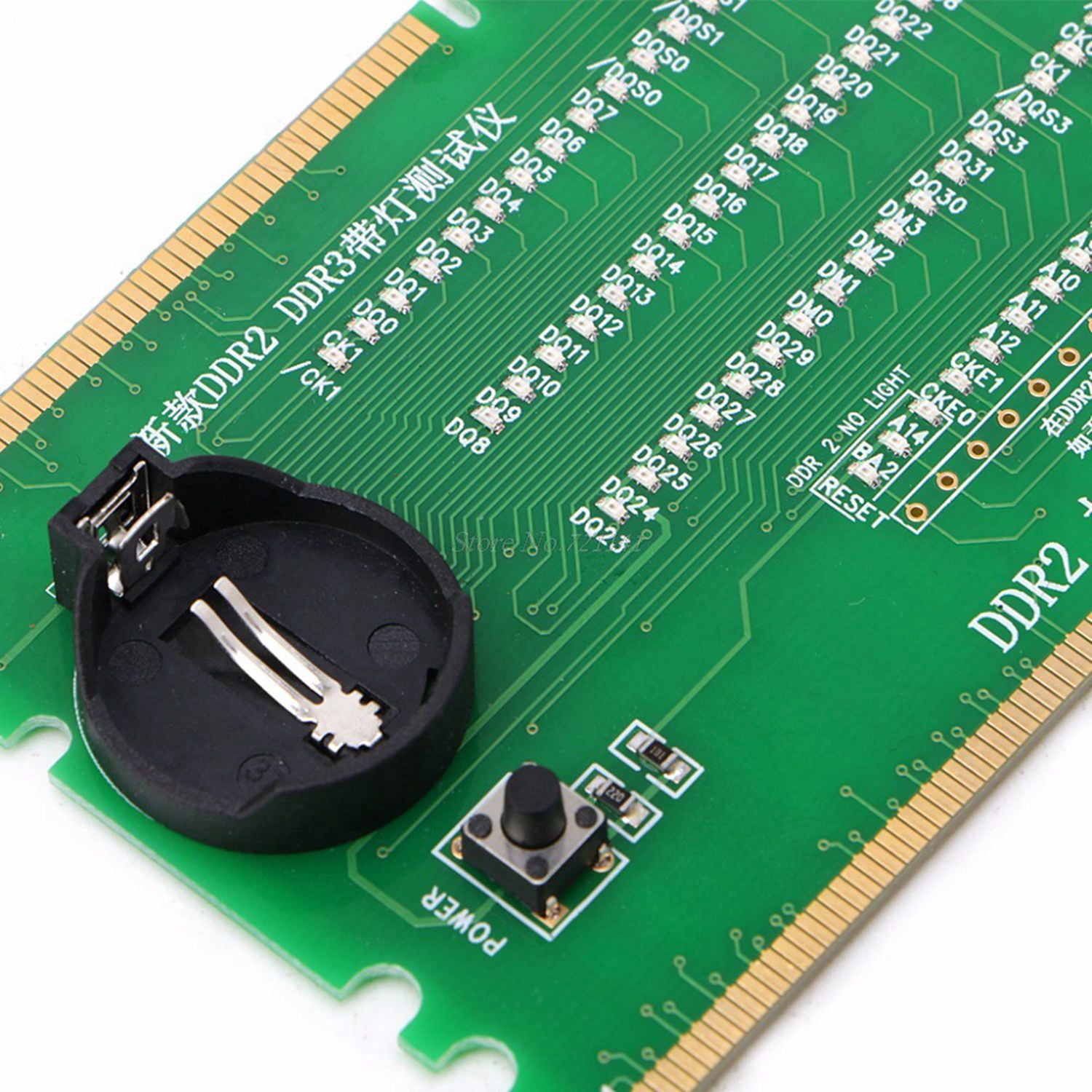 1 Pcs DDR2 and DDR3 2 in 1 Illuminated Tester with Light & 1 Pcs DDR4 Test Card LED Motherboard Repair Analyzer Tester