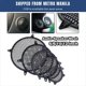 thumbnail image 4 of 1pc 6/8/10/12 Inch Speaker Net Cover High-grade Car Home Mesh Enclosure Speakers Plastic Frame Metal Iron Wire Grilles, 4 of 5