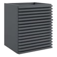 thumbnail image 2 of Modway Render 18" Wall-Mount Bathroom Vanity Cabinet (Sink Basin Not Included) in Gray, 2 of 8