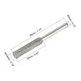 thumbnail image 2 of Unique Bargains 3/16 Inch Diamond Chainsaw Sharpener Sharpening Stone Polishing Grinding File Tool, Silver 4 Pack, 2 of 5