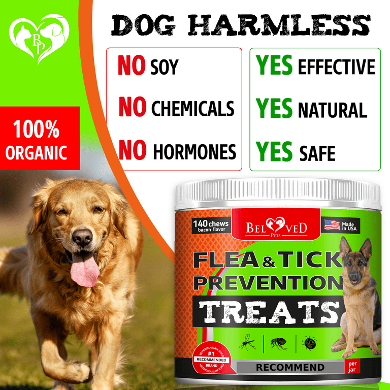 Flea and Tick Prevention Chewable Pills for Dogs Bacon Walmart