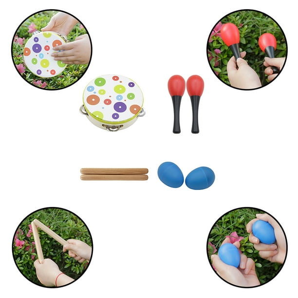 Music Activities With Egg Shakers, Rhythm Stikcs, Kazoos, Castanets