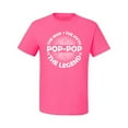 thumbnail image 2 of Wild Bobby, Pop-Pop Man Myth Legend Funny Dad Uncle Papa Granpa Dad Gift, Father's Day, Men Graphic Tee, Neon Pink, XX-Large, 2 of 4
