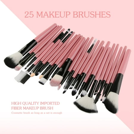 Muxika 25pcs Cosmetic Eye Makeup Brushes Set Kit Professional Cheap Makeup Brushes