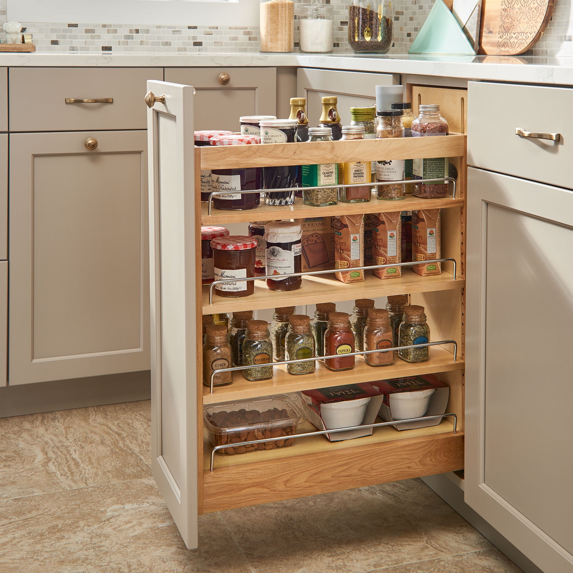 10 New Rev-A-Shelf Storage Solutions for Kitchen Cabinets