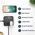 thumbnail image 1 of Smart Plug Power Strip WiFi Protector contra sobretensiones con 3 puer, 1 of 2