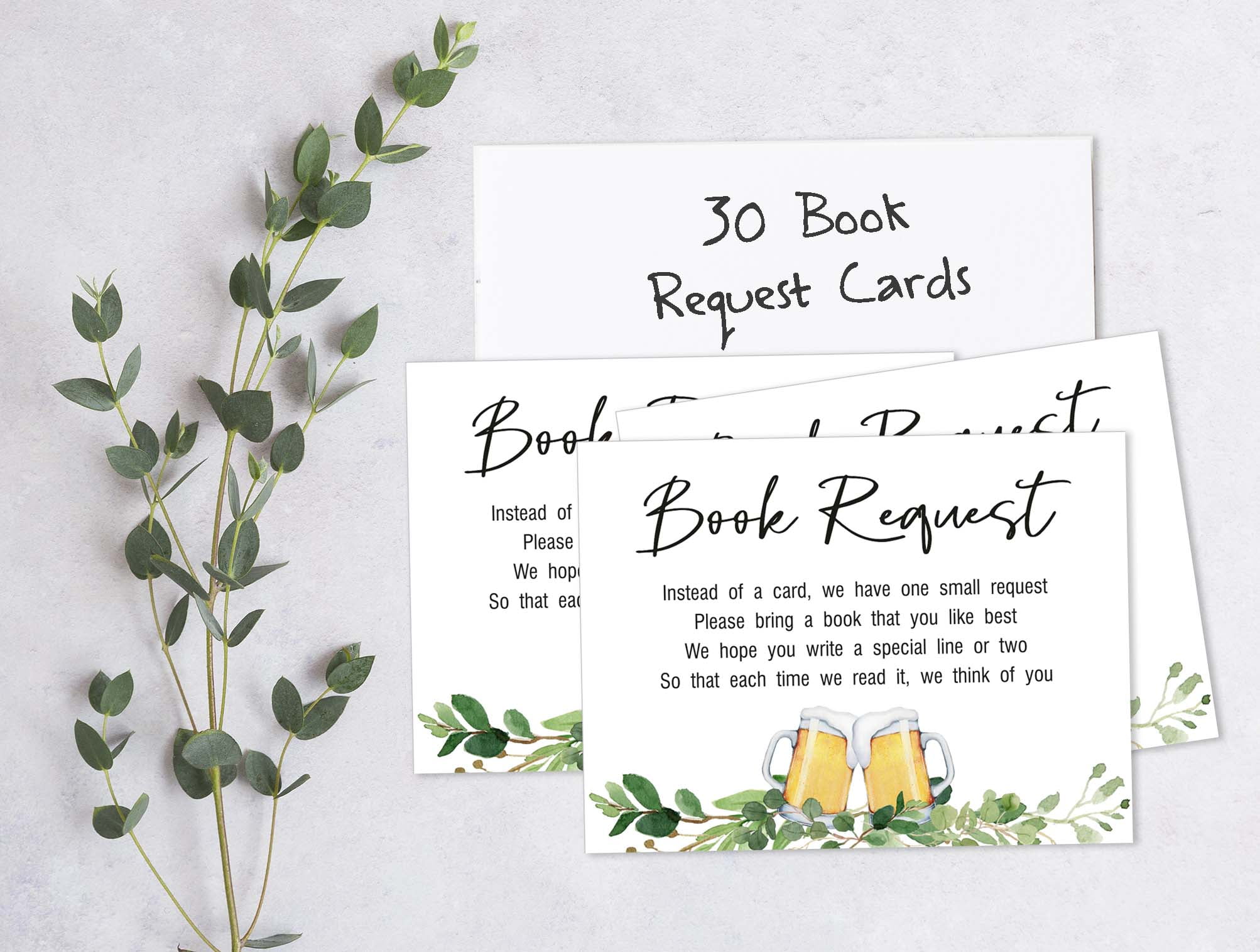 Inkdotpot 30A Baby is Brewing Gender Neutral Cheers Baby Shower Book Request Cards Bring A Book Instead Of A Card Baby Shower Invitations Inserts Games