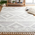 thumbnail image 5 of SAFAVIEH Montauk Cian Distressed Cotton Area Rug, Black/Ivory, 2' x 3', 5 of 5