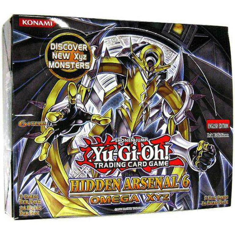 (未使用･未開封品)　遊戯王US版 HIDDEN ARSENAL 6 BOX p1m72rm YuGiOh Hidden Arsenal 6: Omega Xyz Booster Box - Walmart.com