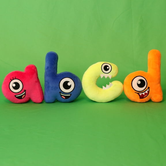 English Tree Alphabet Plush Toy Set, Machine Washable, ABC Educational Letters for Toddlers