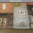 thumbnail image 6 of Ambesonne Vintage Place Mats Set of 4, Nostalgic Door Numbers, Standard Size, Multicolor, 6 of 6