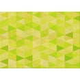 thumbnail image 1 of Ahgly Company Indoor Rectangle Patterned Golden Brown Yellow Area Rugs, 7' x 9', 1 of 6