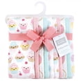 thumbnail image 2 of Hudson Baby Infant Girl Cotton Flannel Burp Cloths, Sweetest Cupcake, One Size, 2 of 2