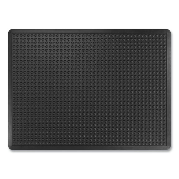 Bubble Flex Anti-Fatigue Mat, Rectangular, 36 x 48, Black | Bundle of 2 Each