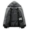 thumbnail image 4 of Dpytoraw Men's Autumn Winter Warm Cotton Padded Jacket Men's Winter Padded Jacket, 4 of 5