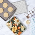 thumbnail image 5 of Yayeee Pot Holders Kitchen Heat Resistant with Pockets 7"x9.8" Cotton Oven Cooking Hot Pads, Bright Floral, 5 of 7