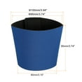 thumbnail image 2 of Uxcell Neoprene Insulated Reusable Coffee Tea Cups Sleeve Blue Pack of 2, 2 of 6