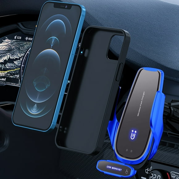 LSLJS Wireless Car Charger for All Smartphones, 15W Fast Charging, Auto-Clamping Car Wireless Charger A-ir Vent Car Phone Mount, Wireless Charging
