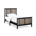 thumbnail image 3 of Connelly Reversible Panel Twin Bed Black/Vintage Walnut 63748, 3 of 4
