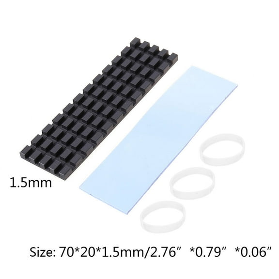 JUNTEX M.2 SSD PS5 Heatsink Graphene Heat Dissipation Radiator Thermal Cooling Pads