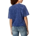 thumbnail image 2 of True Vintage Womens Revolution Graphic T-Shirt, Blue, X-Small, 2 of 2