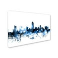 thumbnail image 3 of Trademark Fine Art "Austin Texas Skyline II" Canvas Art by Michael Tompsett, 3 of 4