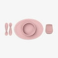 thumbnail image 5 of ezpz First Foods Set (Coral) - 100% Silicone Suction Bowl, 2oz Cup, Tiny Spoons - Designed by a Pediatric Feeding Specialist - 6 Months+, 5 of 38
