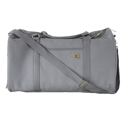 Protege 22 Inch Weekender Duffel Bag, Silver