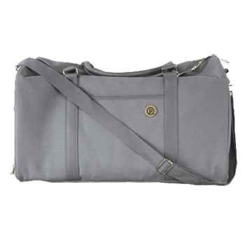 Protege 22 Inch Weekender Duffel Bag, Silver