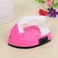 thumbnail image 4 of Farfi Iron Solid Color Compact ABS Travel Iron Sewing Supplies (Pink), 4 of 11