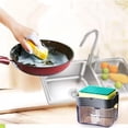 thumbnail image 3 of Dispensador de jabón, accesorios de cocina, tipo prensa, dispensador de jabón líquido portátil, paño limpio, olla para lavar platos, herramienta de limpieza para Cocina, 3 of 7
