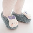 thumbnail image 5 of WOYY Girls Slippers Cartoon Soft Floor Sock Baby Prewalker Walking Shoes, 5 of 5