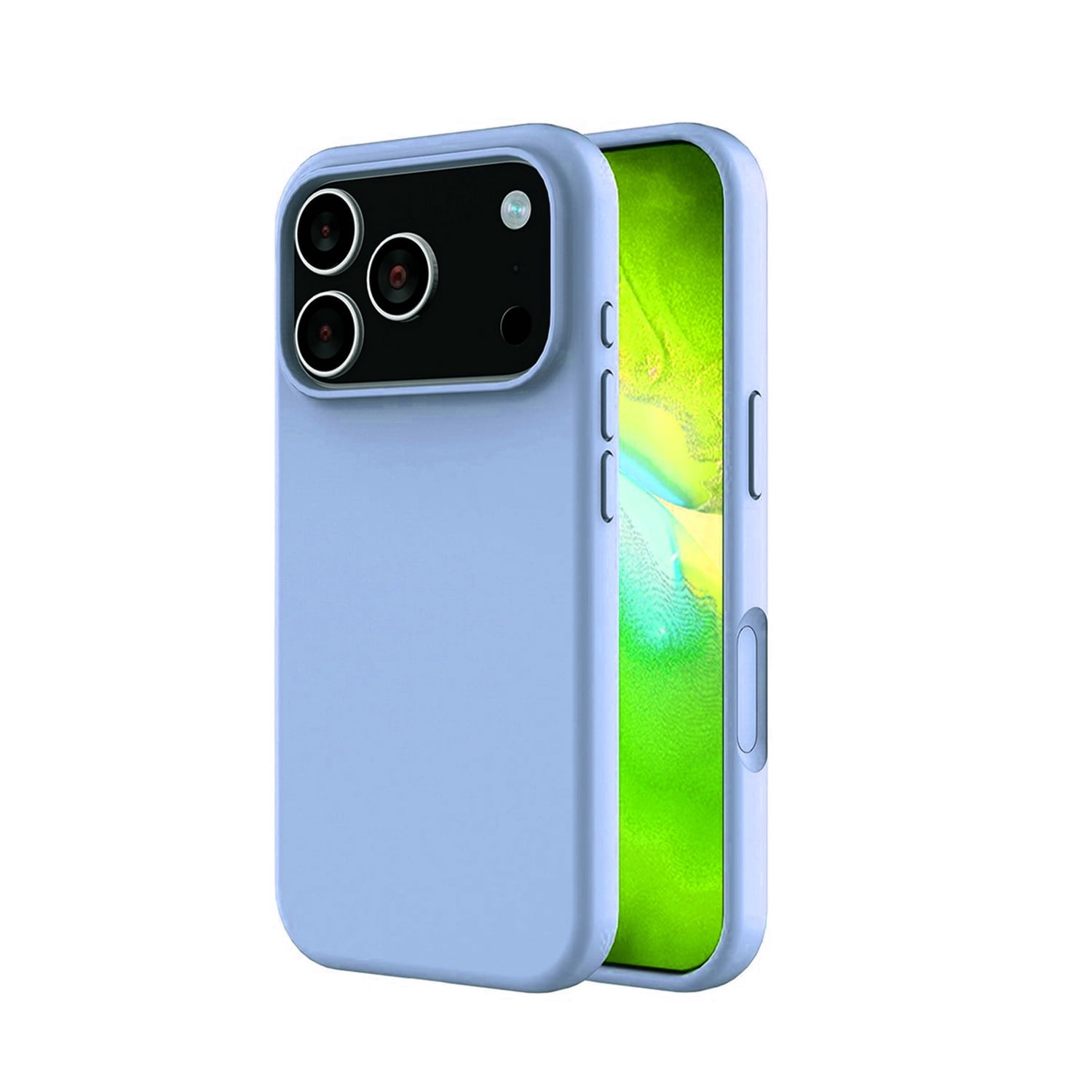 Ultra Protective Silicone Skin for iPhone 17 Pro Max - Light Blue