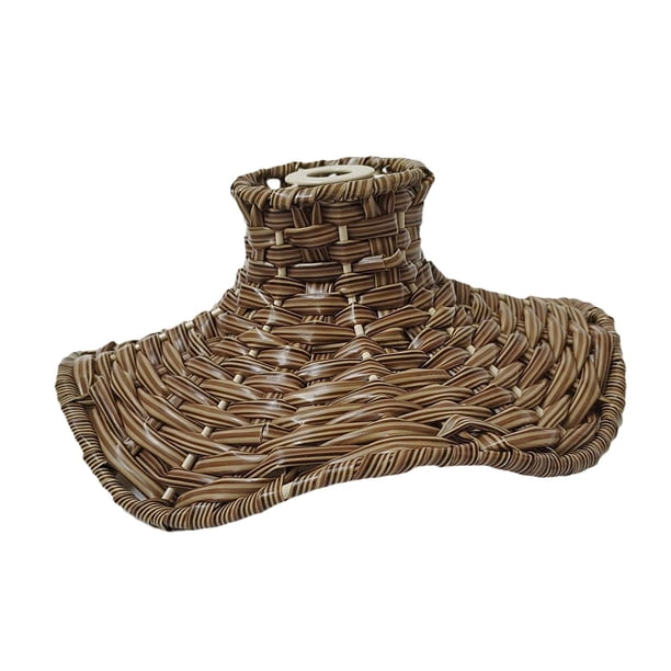 Lámpara colgante de ratán, lámpara de araña, cubierta de luz colgante, accesorio de luz Universal resistente para sala de estar, oficina, restaurante,