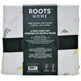 thumbnail image 2 of Roots Home 6-pc Cotton Sateen Sheet Set Queen White w/logo print, 2 of 3