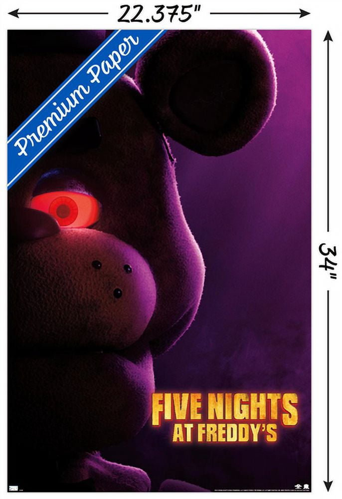 Five Nights at Freddy's Movie - Freddy One Sheet Wall Poster, 22.375" x 34"