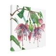thumbnail image 2 of Melissa Wang 'Fuchsias II' Canvas Art, 2 of 4