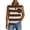Brown, variant on Men's Horizontal Striped Sleeveless Shirts Big and Tall Summer Tank Tops Button Down Polo Shirt Vintage Solid vest with Chest Pocket,Gray,XXXL