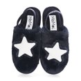 thumbnail image 2 of MeMoi Kids' 3D Plush Star Non-Skid Slippers (S, Navy), 2 of 2