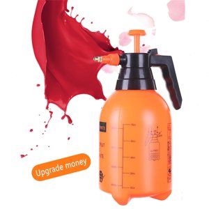 Chmadoxn 2L Pulvérisateur automatique pneumatique Pot d'arrosage de bouteille orange pot d'eau de jardin Sprinkler portatif pulvérisateur pneumatique peut épaissir pulver