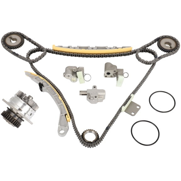 cciyu Timing Chain Kit & Water Pump Fits for 2003-2007 for INFINITI FX35 2003-2006 for Nissan 350Z 2002-2003 for Nissan Altima 2002-2003 for Maxima 3.5L