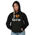 thumbnail image 5 of Love Heart Carbs Pizza Food Cute Hoodie Sweatshirt Women Brisco Brands L, 5 of 6