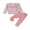 Pink, variant on Suealasg Toddler Baby Girl Clothes 6M 1T 2T 3T 4T Kids Girl 2pcs Spring Outfit Long Sleeve Ruffled Flower Print Print Pullover Tops and Long Pants Sets